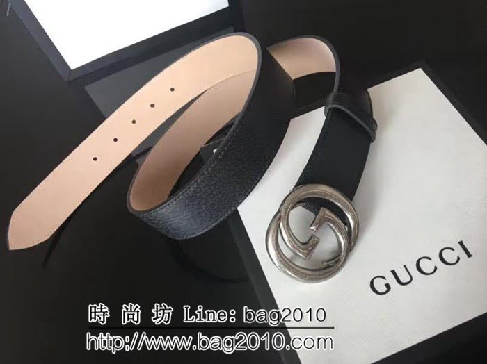 古馳CUCCI G家優質頭層牛皮豬皮紋 配純銅扣男士皮帶 GHG1258